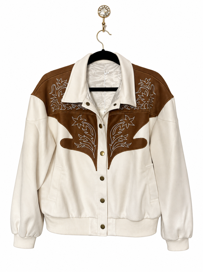 Western Embroidery Snap Jacket