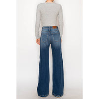 Eco Fabric High Rise Relaxed Flare Jeans
